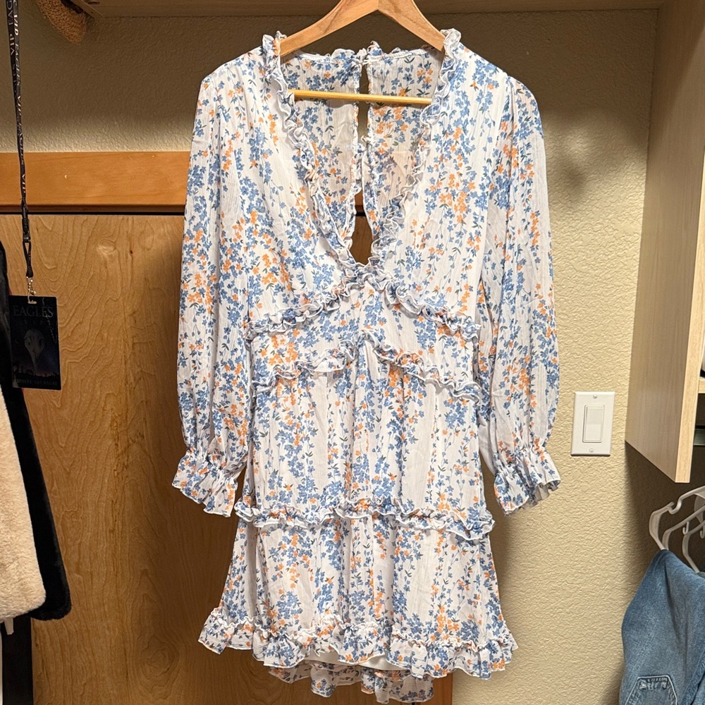 Floral Ruffle Dress